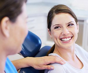 Portland Preventive Dentistry smiling woman in dental chair